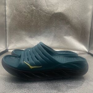 Hoka One One Teal and Black Men's Sandals